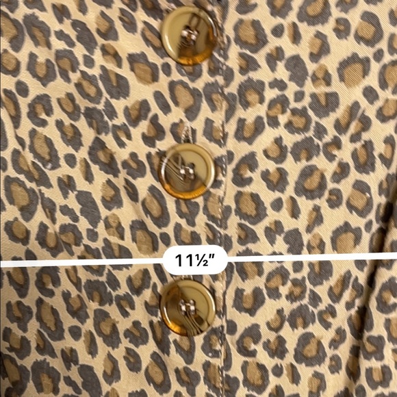 Angie leopard print button down boho dress - Picture 3 of 4